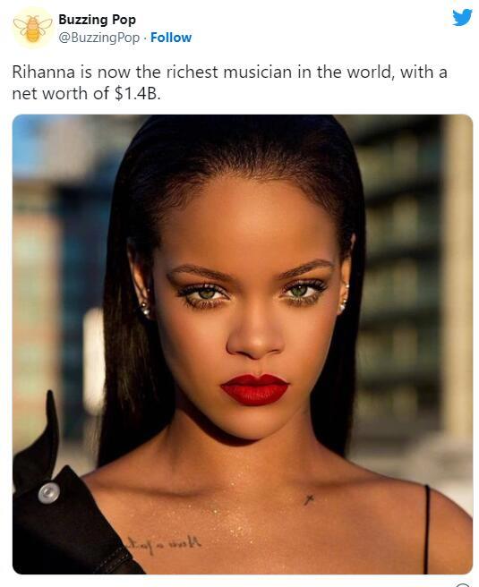 RihannaΪȫи 14Ԫ